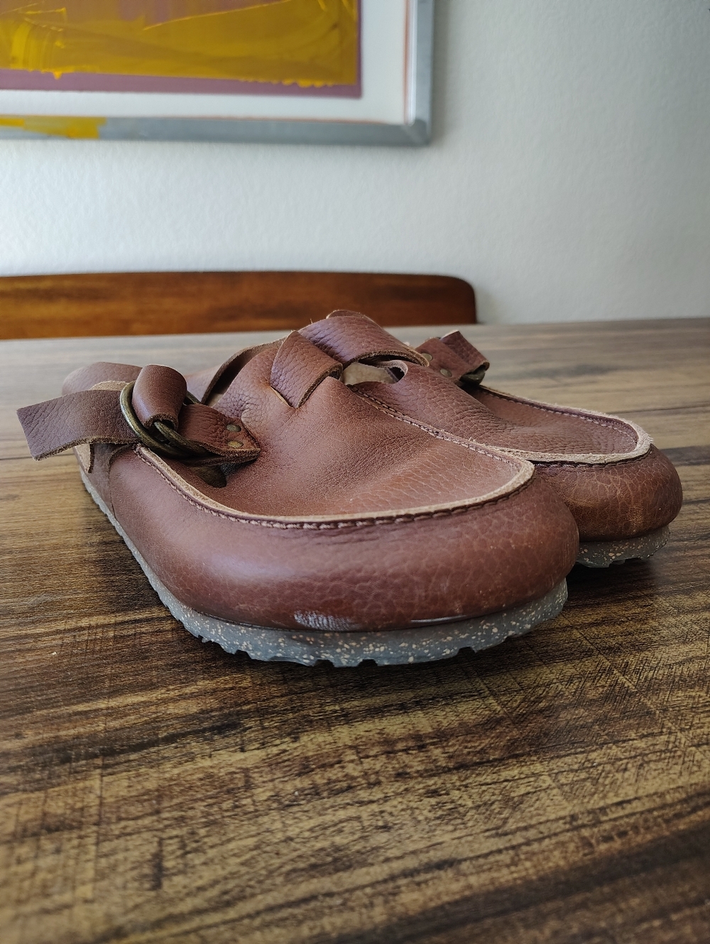 FILSON x BIRKENSTOCK London moccasin Brown leather EU 44 US 11 - Picture 4 of 8